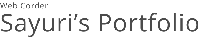 アイコン：Sayuri's Portfolio